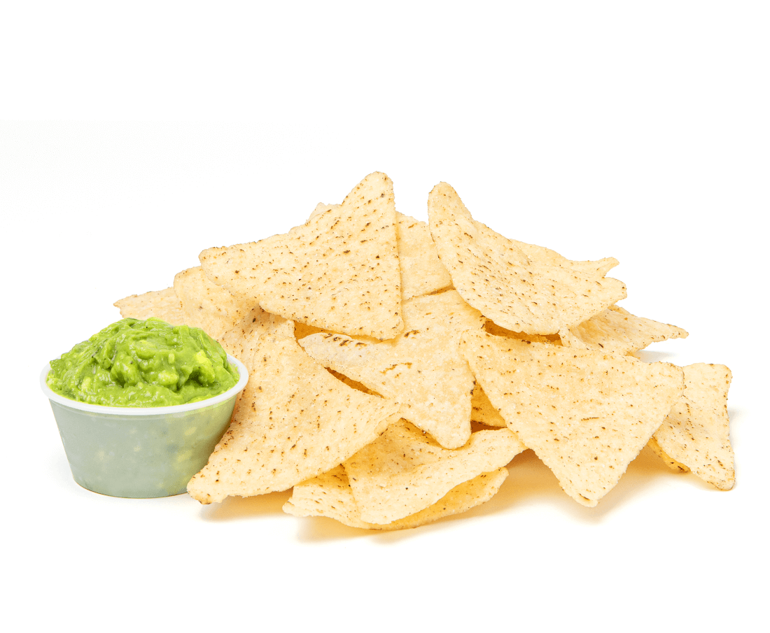 Chips de tortilla et guacamole